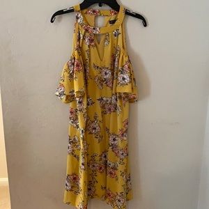 Dry Goods yellow/gold floral dress